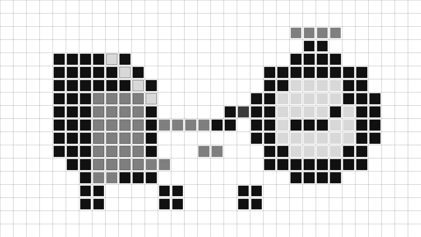 Pixelated grayscale illustration of a trademark office action document, a clock, and a sequence of filing steps.